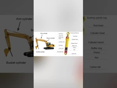 سیلندر هیدرولیک بیل مکانیکی