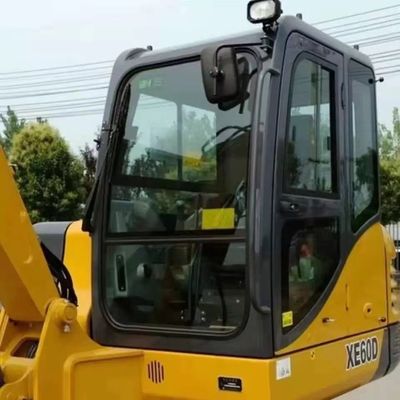 XCMG XE60D کابین حفاری شیشه گرم