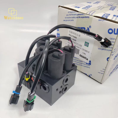 KHJ14520 گروه شیر سولینوئید حفاری برای Sumitomo SH210-5 SH240-5 SH350-5A5 5-Port Pilot Control Valve